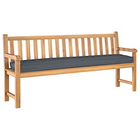 vidaXL Palletkudde för bänk Antracit 180x40x8 cm Oxford tyg