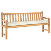 vidaXL Pallkudde för Bänk Grädde 180x40x8 cm Oxford Tyg