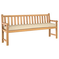 vidaXL Pallkudd för Bänk Beige 180x40x8 cm Oxford Tyg
