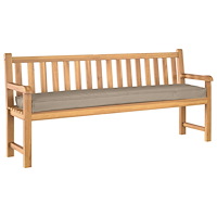 vidaXL Pallkudde för Bänk Taupe 180x40x8 cm Oxford Tyg