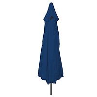 vidaXL Trädgårdsparasol ø395x245 cm Azure Blå