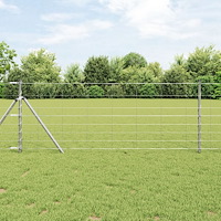 vidaXL Bergstängsel 0.8x100 m Galvaniserat Stål
