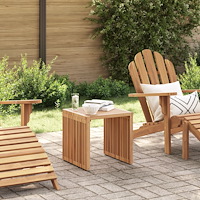 vidaXL Trädgårds sidobord 45x42.5x45 cm Massivt teak