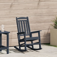 vidaXL Trädgårdsgungstol Marinblå 70 x 92 x 108 cm Plast