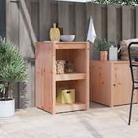 vidaXL Utomhusköksskåp 55x55x92 cm Massiv trä Douglas