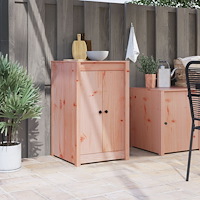 vidaXL utomhusköksdörrar 50x9x82 cm massivt trä douglasgran