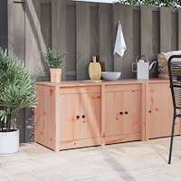 vidaXL Utomhusköksskåp 106x55x64 cm Massivt Trä Douglas