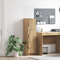 vidaXL Artisan Ekbänk Artisan ek Konstruerat trä Stor Förvaring