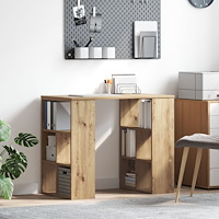vidaXL Hörnbord Artisan ek Konstruerat trä Medium Snygg