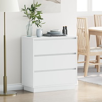 vidaXL Sängskåp med LED vit 71x34,5x75 cm konstruerat trä