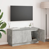 vidaXL TV Skåp Betonggrå 100x38x49 cm Konstruerat Trä