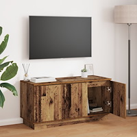 vidaXL TV-bänk Gammalt trä 100x38x49 cm Konstruerat trä