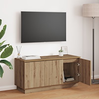 vidaXL TV-skåp Artisan ek 100x38x49 cm Konstruerat trä