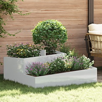 vidaXL Krukor & Planter Galvaniserad Galvaniserad Metall Medium till Stor