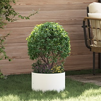 vidaXL Vita Keramiska Krukor Vit Keramik 30 cm diameter