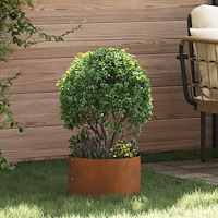 vidaXL Corten Stål Planterare Corten stål Corten Stål Medium Hållbar