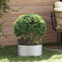 vidaXL Galvaniserat Krukset Galvaniserad Stål 40 cm i diameter Hållbar