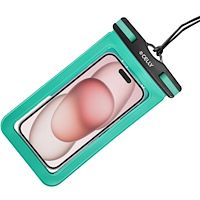 Celly Splashbag Vattentät bag IP68 max 6,9 Turkos