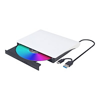 Gembird Gembird DVD-USB-03-BW - DVD±RW- (±R DL-) / DVD-RAM-enhet - USB 3.1 Gen 1 - extern