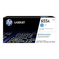 Hewlett-Packard HP 655A - cyan - original - LaserJet - tonerkassett (CF451A)