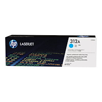 Hewlett-Packard HP 312A - cyan - original - LaserJet - tonerkassett (CF381A)