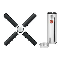 Zwilling Zwilling Twin Specials - grytunderlägg - silver/svart - Storlek 22 x 22 cm