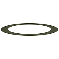 vidaXL Plastkruka Olivgrön Plast Stor Plastkruka Cirkulär Modern