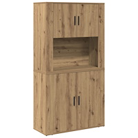 vidaXL Högskåp Artisan Ek 80x33x150 cm Konstruerat trä