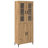 vidaXL Sideboard med väggskåp i Artisan-ek
