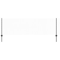 vidaXL Stängselstolpar 11 st U-kanal Grå 80 cm Stål