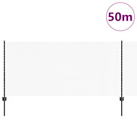 vidaXL Staketstolpar 22 st U-kanel Grå 100 cm Stål