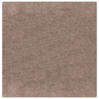 vidaXL Shaggy Mat Hög Lugg Brun 160x160 cm PP