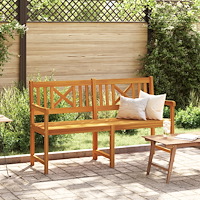 vidaXL Trädgårdsbänk 150x55.5x90 cm Massivt Akaciaträ