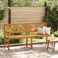 vidaXL Trädgårdsbänk 180x56x90 cm Solid Wood Acacia