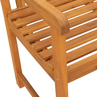 vidaXL Trädgårdsbänk 220x56x90 cm Massiv trä Akaciaträ