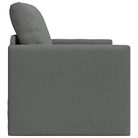 vidaXL Golvsängsoffa 2-i-1 Mörkgrå 74x77x81 cm Tyg