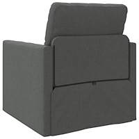 vidaXL Golvsängsoffa 2-i-1 Mörkgrå 74x77x81 cm Tyg