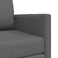 vidaXL Golvsängsoffa 2-i-1 Mörkgrå 74x77x81 cm Tyg