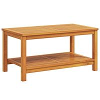 vidaXL Kaffe Bord 110x55x45 cm Massivt Akaciaträ