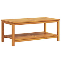 vidaXL Kaffebord 70x40x45 cm Massiv akacia trä