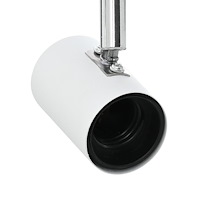 vidaXL Takspotlight 4 Vägs Justerbar Vit E27