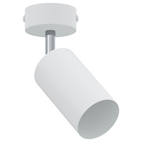 vidaXL Takspotlight 1-vägs justerbar vit GU10