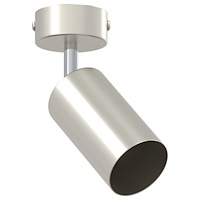 vidaXL Takspotlight 1 Väg Justerbar Borstad Nickel GU10