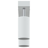 vidaXL takspotlight 2-vägs justerbar vit GU10