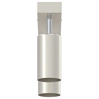 vidaXL takspotlight 2-vägs justerbar borstad nickel GU10
