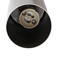 vidaXL takspotlight 2-vägs justerbar borstad nickel GU10