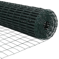 vidaXL Euro-Zaun Grön 0,6x25 m Stål