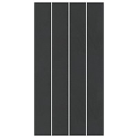 vidaXL Rektangulärt Poolöverdrag Svart Plast 820 x 420 cm