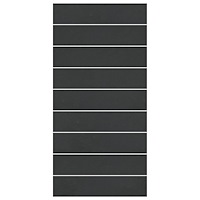 vidaXL Rektangulärt Poolöverdrag Svart Plast 999 x 500 cm Vattentåligt