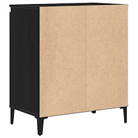 vidaXL Sideboard svart ek 60x35x70 cm konstruerat trä
